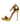 Dolce & Gabbana Dolce & Gabbana Gold Leather Platform Keira Sandals Shoes -