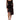 Dolce & Gabbana Dolce & Gabbana Black Lace Trim Long Sleeve Sheath Mini Dress -