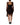 Dolce & Gabbana Dolce & Gabbana Black Lace Trim Long Sleeve Sheath Mini Dress -