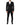 Dolce & Gabbana Black 3 Piece Brocade Jacquard Suit MARTINI