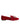 Dolce & Gabbana Red Velvet Crystal Buckle Loafers Flats Shoes
