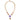 Dolce & Gabbana Dolce & Gabbana Gold Brass Crystal Pearl Purple Floral Pendant Jewelry Necklace -