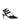 Valentino Garavani Black Leather Mid Heel Pumps