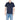 Emporio Armani Underwear Blue Cotton Polo Shirt