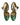 Dolce & Gabbana Green Patent Leather Vally Heels Pumps Shoes